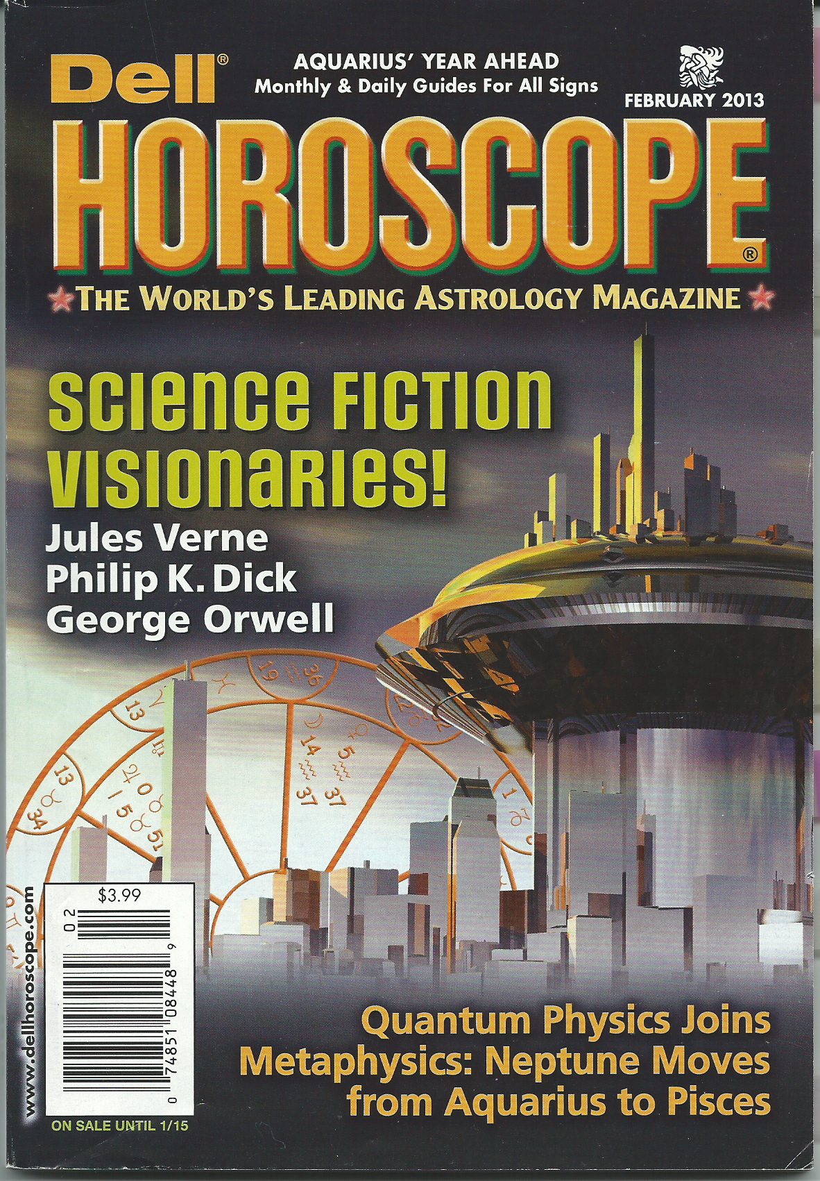 Picture of the Cover of Dell Horoscope Magazine, 10/2012 