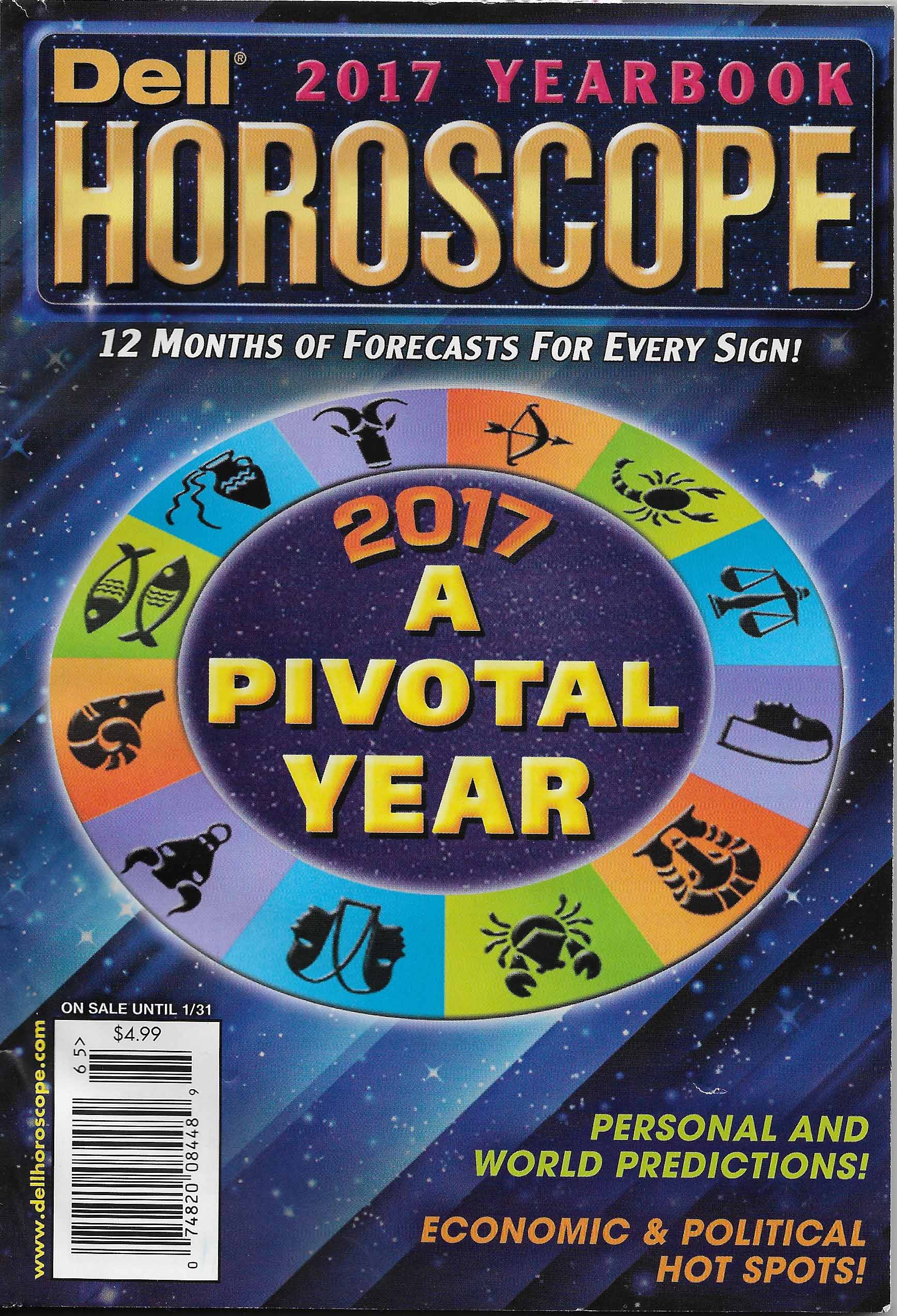 Picture of the Cover of Dell Horoscope Magazine, 10/2012 