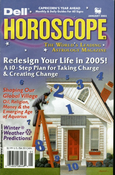 Picture of the Cover of Dell Horoscope Magazine, 01/2005 