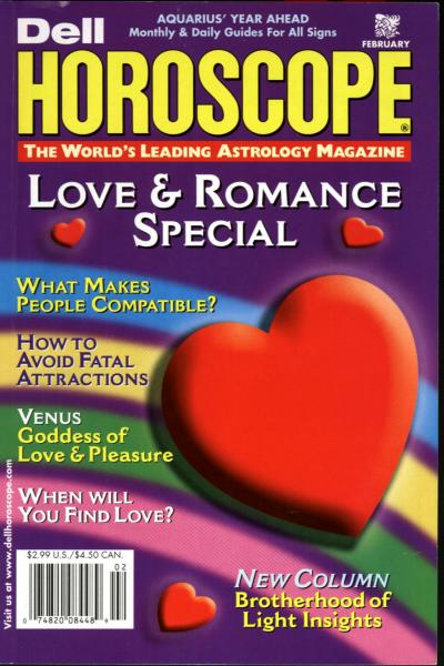 Picture of the Cover of Dell Horoscope Magazine, 02/2004 